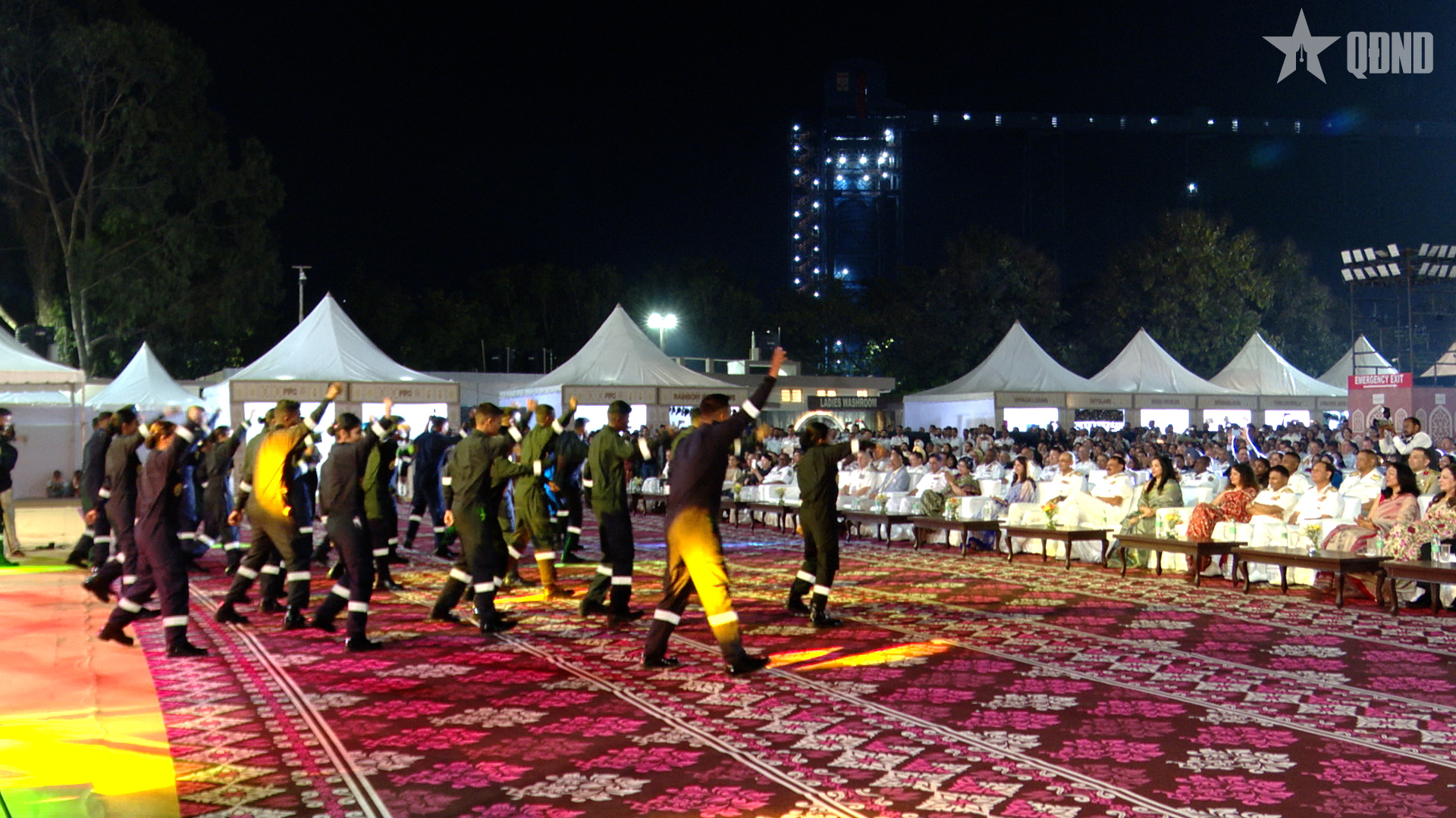 Không gian văn hóa đa sắc màu tại Diễn tập MILAN 2026